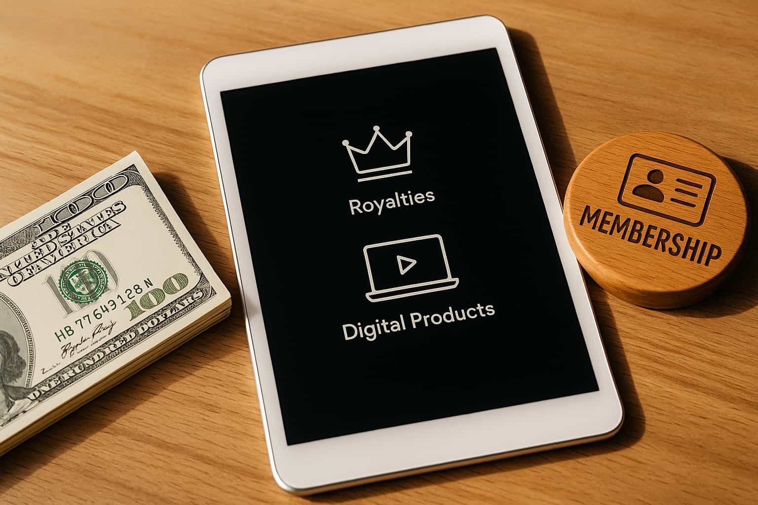 Passive Business Models: Royalties, Digital Products, Memberships
